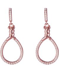 Orphelia - 'aava' Dames 925 Sterling Zilveren Oorringen - Lyst