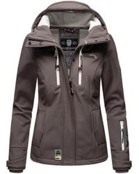 Marikoo - Damen Softshelljacke – Kleine Zicke, Warm Mit Kapuze & Fleecefutter - Lyst