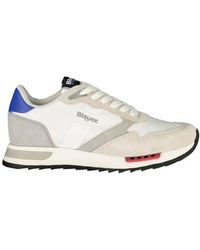 Blauer - Witte Polyester Sneaker - Lyst