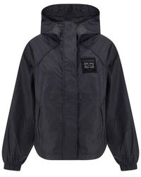Ganni - Zwarte Nylon Shell Jacket - Lyst