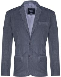 Infinity Leather - Blazer Suede Jacket Soft Italian Coat - Lyst