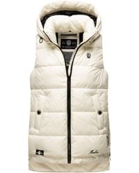 Marikoo - Gewatteerd Vest – Zarinaa, Licht Met Afneembare Capuchon - Lyst
