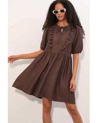 Bigdart - A-Line Mini Smock Dress - Lyst