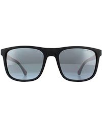 Emporio Armani - Sunglasses 4129 50016G Matte Light Mirror - Lyst