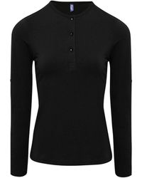 PREMIER - Ladies Long John Roll Sleeve Tee - Lyst