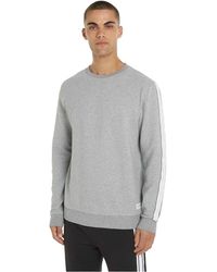 Tommy Hilfiger - Lounge Katoenen Sweatshirt (Grijs Heide Marl) - Lyst