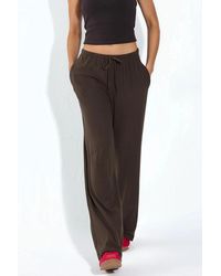 Busem - Wide-Leg Jersey Trousers - Lyst