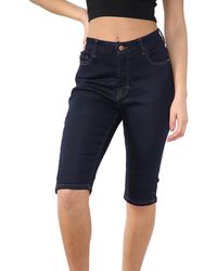 MYT - Magic Shaping High Waisted Denim Shorts - Lyst