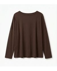 Basiclo - Viscose Oversize Longsleeve - Lyst