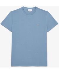 Lacoste - "Pima" T-Shirt Für Herren (Hellblau) - Lyst