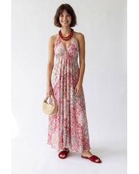 MixRay - Paisley Halter Maxi Dress - Lyst