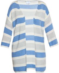 Usha - Vest Grijs Wit Blauw - Lyst
