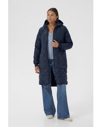 Kaffe - Jas Bptilla Regular Fit Marine - Lyst