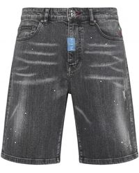Philipp Plein - Denim Shorts Fermentera Basic - Lyst