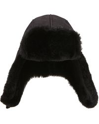 Australia Luxe - Raffhut Schwarzer Hut - Lyst