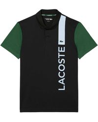 Lacoste - Ultra Dry Print Branding Tennis Poloshirt - Lyst