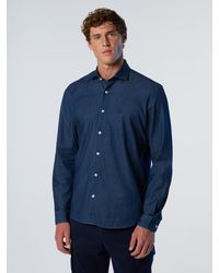 North Sails - Overhemd Denim Keperstof - Lyst