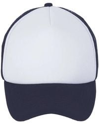 Sol's - "Bubble" Baseball-Mütze (Weiß/Dunkelblau) - Lyst