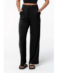 Basiclo - Long Viscose Pants - Lyst