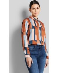 Bugatti - Damen Hemdbluse Mit Verdeckter Knopfleiste - Lyst
