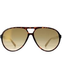 Guess - Lens Dark Havana Sunglasses - Lyst