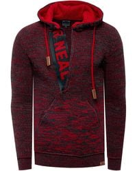 Rusty Neal - 1/2 Zip Chunky Slim Fit Hoodie - Lyst