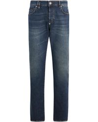 Philipp Plein - Super Straight Cut Jeans Basic Cocco Label - Lyst