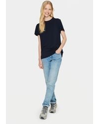Saint Tropez - T-Shirt Gerade Passform Dark - Lyst