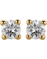 Orolino - Ohrstecker 585/- Gg Glanz 2 Brill. 0,10 Ct. H/P2 - Lyst