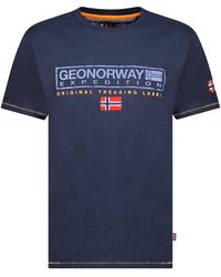 GEOGRAPHICAL NORWAY - T-Shirt Korte Mouwen Sy1311Hgn - Lyst