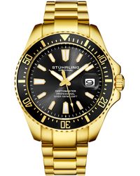 Stuhrling - Und Schwarz Depthmaster Quartz 42Mm - Lyst