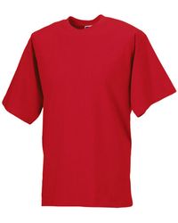 Russell - Organic Short-Sleeved T-Shirt (Classic) Cotton - Lyst