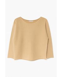 MixRay - Bootsausschnitt Ribstrickpullover - Lyst