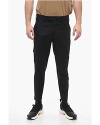 Neil Barrett - Verborgen Sluiting Nate Skinny Fit Cargo-broek In Zwart - Lyst