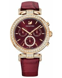 Swarovski - 5416701 Era Journey Dark Rose- Tone Pvd Watch - Lyst