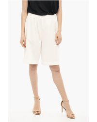 Woolrich - Katoenen Shorts Met Patch In Wit - Lyst