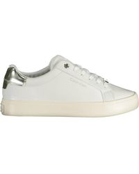 Calvin Klein - Leather Sneaker - Lyst