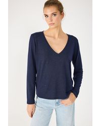 No Matter What - Stenen Versierde Blouse - Lyst