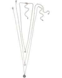 Steuer - Modeschmuck Anhänger Mit Kette Set Metall - Lyst