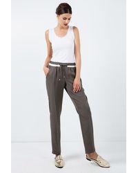 Conquista - Long Pants With Cream Panel - Lyst