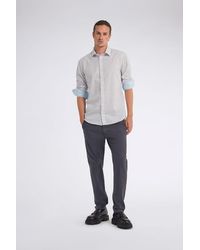 Gas - Blauw Kin/s Overhemd - Lyst