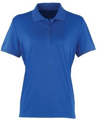 PREMIER - Coolchecker Piqué Poloshirt (Koningsblauw) - Lyst