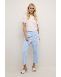 Kaffe - Pants Suiting Casual Fit Faded Denim - Lyst