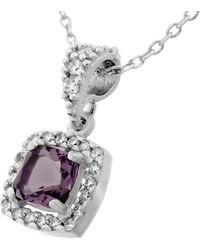 Orphelia - 'faustine' Dames 925 Sterling Zilveren Ketting Met Hanger - Lyst