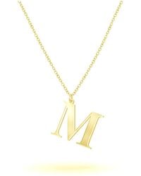 Beka & Bell - Beka&Bell Anhänger Mit Kette 925-Sterling Silber Vergoldet Glänzend 45Cm - Lyst