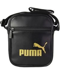 PUMA - Wmn Core Up Portable Shoulder Adjustable Bag 076736 01 Textile - Lyst