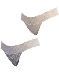 Janira - Pack-2 Coquettes Cotton Thongs 1032357 For - Lyst