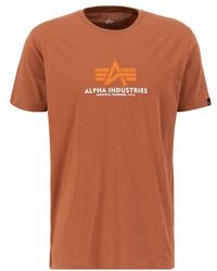 Alpha Industries - Basic Big Logo Rubber T-Shirt - Lyst