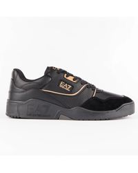 EA7 - Herensneakers Met Logo-Patch - Lyst