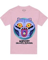 K-Pop Demon Hunters - Adult Save The Date Derpy Tiger Cartoon T-Shirt (Light) - Lyst